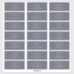 Dusty Lila och Beige Font Guest Adressetiketter Klistermärken<br><div class="desc">De här dammiga adressetiketterna för lila och beige teckensnittsgäst är perfekt för din vintage boho bröllop. Utformningen har minsta möjliga contemporary-beige-teckensnitt med mörkens lila-bakgrund. Perfekt i sommar,  vår,  fall eller vinterbröllop.</div>