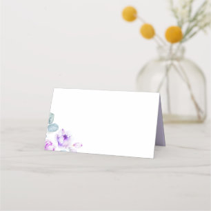 Dusty Lila Ro Bröllop Place Card Placeringskort