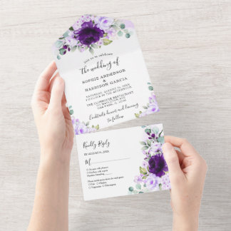 Dusty Lila Ro Lilac Flowers Rustic Bröllop All
