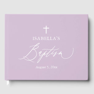 Dusty Lila White Kor Girl Baptism Guest Bok