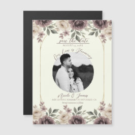 Dusty Mauve & Ivory Bloom Botanical Spara Datum