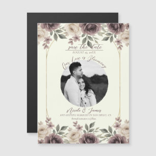 Dusty Mauve & Ivory Bloom Botanical Spara Datum