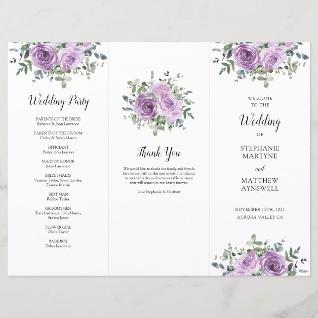 Dusty Mauve Ro Eucalyptus Service Order (Framsida)