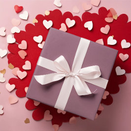 Dusty Mauve - Rosa Wrapping Papper Roll Presentpapper