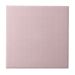 Dusty Mauve Seamless Struktur Skriv ut Kakelplatta