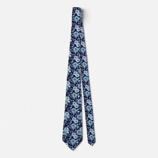 Dusty Navy Blue Blommönster Bröllop, Work Slips