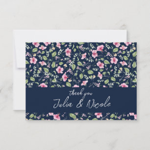 Dusty Navy Blue Rosa Hibiscus Bloom Möhippa
