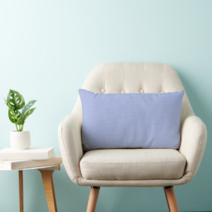 Dusty Periwinkle Solid Struktur Skriv ut Lumbarkudde