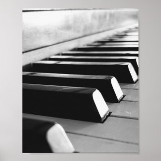 Dusty Piano Nycklar Poster
