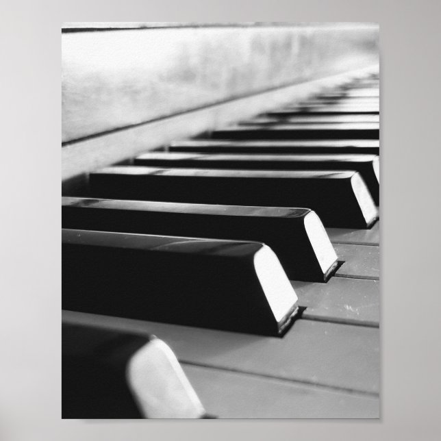 Dusty Piano Nycklar Poster (Framsidan)