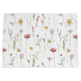 Dusty Pink Wildflower Watercolor