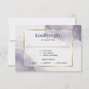 Dusty Plum Lila Minimalist OSA kort