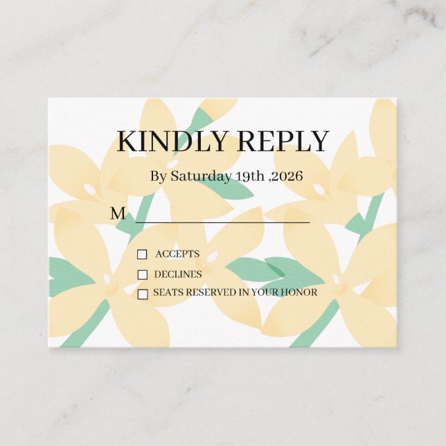 Dusty Purple Silver Gray Floral Rustic RSVP Card Tilläggskort (Framsida)