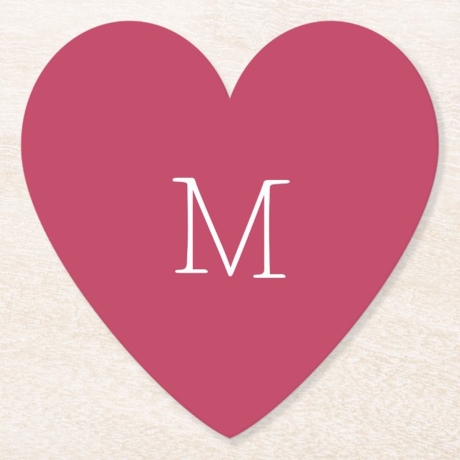 Dusty Red Papper Underlägg (Framsida)