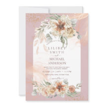 Dusty Ro Blommigt Pampas Grass REHEARSAL DINNER