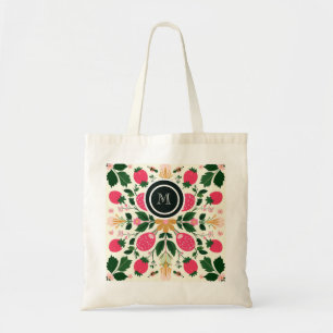Dusty Ro Boho Blommigt Watercolor Anpassningsbar Tygkasse