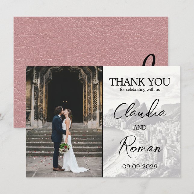 Dusty Ro Brasilisiskt pass Tack Kort (Fram/baksida)