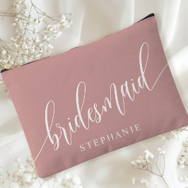 Dusty Ro Bridesmaid Modern Calligraphy