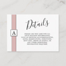 Dusty Ro Bröllop-DETAILS I Modern Monogram