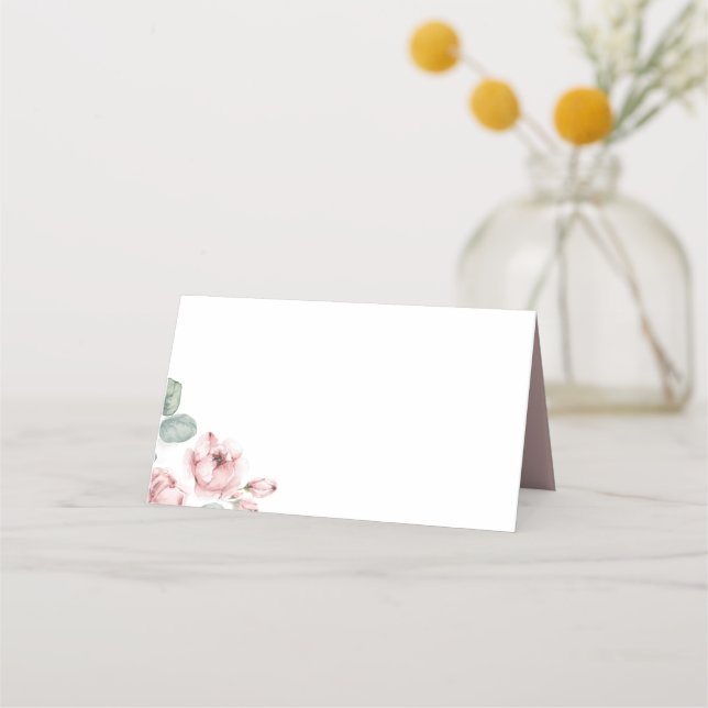 Dusty Ro Bröllop-platskort Placeringskort (Framsida)