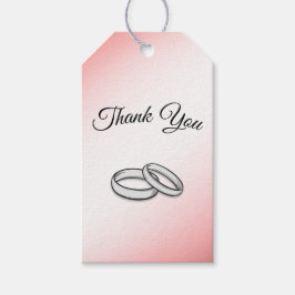 Dusty Ro Bröllop Tack Presentetikett