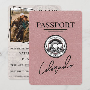 Dusty Ro Colorado Passport sparar datumet Spara Datumet