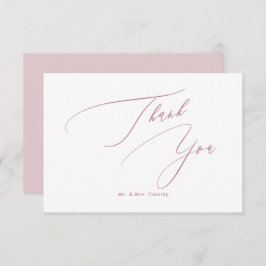 Dusty Ro DIY färg Luxe Script Tack