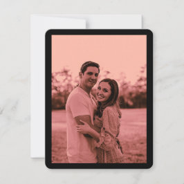 Dusty Ro Elegant - minimalistiskt foto spara datum Spara Datumet