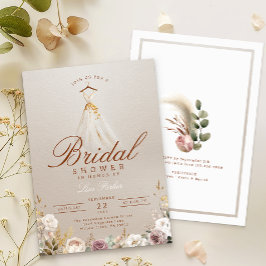 Dusty Ro & Eucalyptus Fall Möhippa Inbjudningar