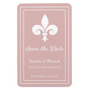 Dusty Ro Fleur de Lis Spara datum magneter