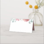 Dusty Ro Flowers Elegant Romantic Bröllop Placeringskort<br><div class="desc">Platskort för Dusty rosa blommigt bröllop</div>