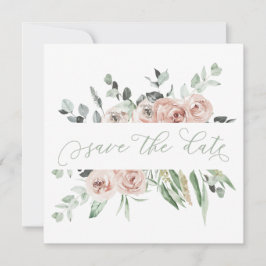 Dusty Ro Greenery Eucalyptus Spara datumet Meddelande