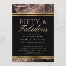 Dusty Ro Guld Black Femty och Fabulous födelsedag