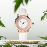 Dusty ro initialer personlig  eWatch Watch Armbandsur<br><div class="desc">Gift för henne,  dammiga ro-handklocka</div>