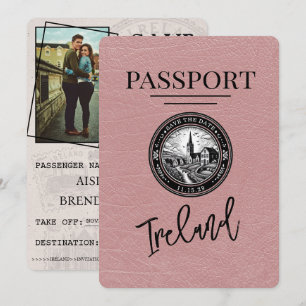 Dusty Ro Ireland Passport Save Date Spara Datumet