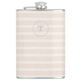 Dusty Ro Modern Monogram Namn Boho Strip Fickplunta