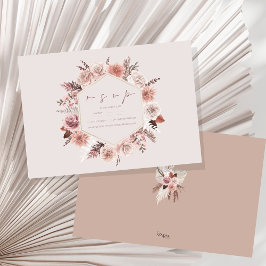 Dusty Ro Pampas Boho Bröllop OSA