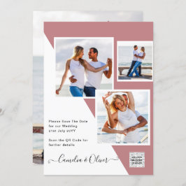 Dusty RO Photo Wedding Investigation QR Code Spara Inbjudningar