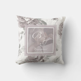 Dusty ro rosa anpassningsbar förlovning keepsaké kudde