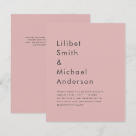 Dusty Ro Rosa Bröllop