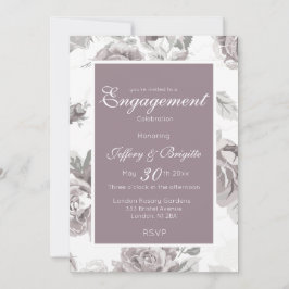 Dusty ro rosa förlovning meddelande