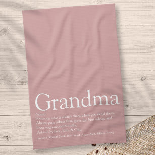 Dusty Ro Rosa Grandma Granny Definition Kökshandduk