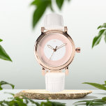 Dusty ro rosa initialer personlig  eWatch Watch Wa Armbandsur<br><div class="desc">Gift för henne,  dammiga ro-handklocka</div>