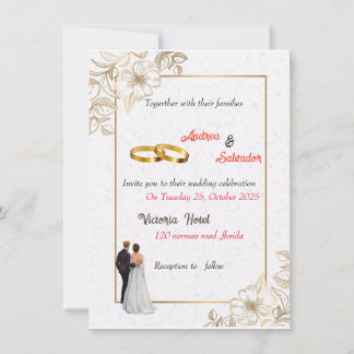 Dusty Ro Rosa Mauve Guld Greenery Blommigt Bröllop Inbjudningar