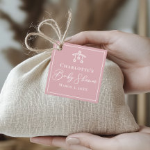 Dusty Ro Rosa White Baby Shower Party