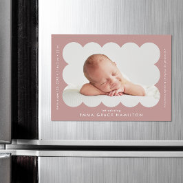 Dusty Ro Scalloped Photo Birth