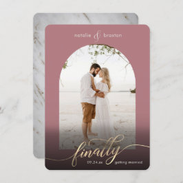 Dusty Ro slutligen, Gifta sig och fönsterfoto Spara Datumet