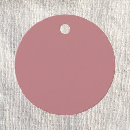 Dusty Ro Solid Färg Gåvor Etiketter