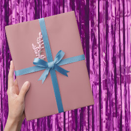 Dusty Ro Solid Färg Presentpapper