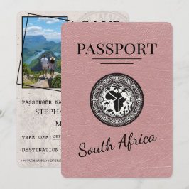 Dusty Ro South Afrika Passport Spara Datumet